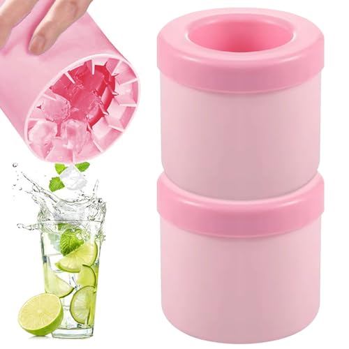 Eiswürfelformen Silikon,TAIZER 2PCS EiswüRfelform Silikon EiswüRfelbehäLter Silikon Eiswürfelbehälter mit Deckel Eiswürfelform Rund Silikon Eiswürfelform Eiswürfelbehälter Klein Ice Cube Mold Eiswürfelformen Silikon,TAIZER 2PCS EiswüRfelform Silikon EiswüRfelbehäLter Silikon Eiswürfelbehälter mit Deckel Eiswürfelform Rund Silikon Eiswürfelform Eiswürfelbehälter Klein Ice Cube Mold von TAIZER