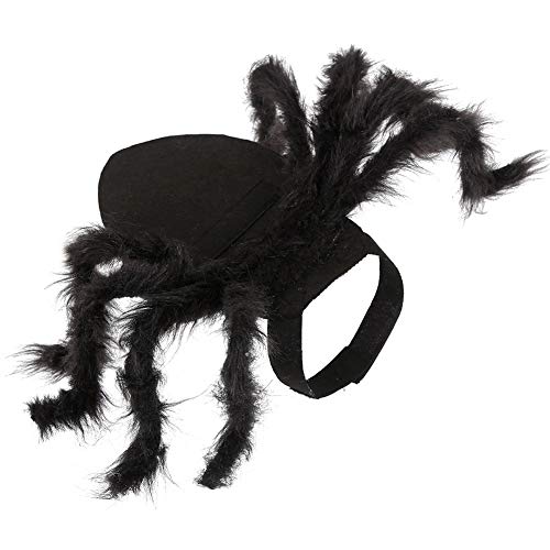 TAKEFUNS Halloween-Vogelspinnen-Kostüm, Spinnen-Hunde-Kostüm mit künstlichen Spinnenbeinen, Haustierverkleidung für Halloween-Party, Karneval, warme Cosplay-Kostüm für Katzen, Welpen, Größe M TAKEFUNS Halloween-Vogelspinnen-Kostüm, Spinnen-Hunde-Kostüm mit künstlichen Spinnenbeinen, Haustierverkleidung für Halloween-Party, Karneval, warme Cosplay-Kostüm für Katzen, Welpen, Größe M von TAKEFUNS