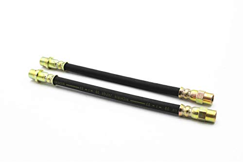 TAKPART 2x Bremsschläuche Bremsleitung Bremsleitung Hinten links + rechts für 3-er E36 34321153743, 34321159524, 34326755636 von TAKPART