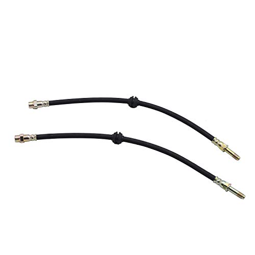 TAKPART 2x Bremsschläuche Bremsleitung Bremsleitung Vorne links + rechts für 3 3ER E46 316 318 320 323 325 330 Z4 34321165587 34326766966 von TAKPART