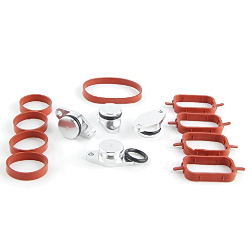 TAKPART 4 x 22mm Drallklappen Diesel Swirl Flap Rohlinge Ersatz Stopfen mit Intake Manifold Dichtungen der Ansaugbrücken 9 Stück von TAKPART