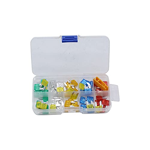 TAKPART 60 Stücke Sicherungen Mini ATC Auto Sicherungen Standard Autosicherungen-Set（5A 10A 15A 20A 25A 30A） von TAKPART