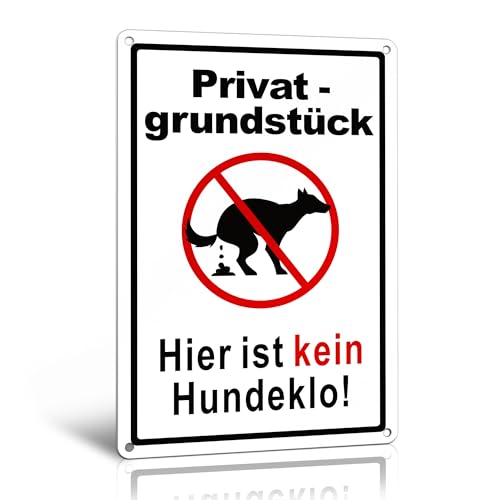 TAKULA 20 * 30CM Kein Hundeklo Schild,Schild Kein Hundeklo Hundeschilder,Hunde Verbotsschilder,Aluminium Reflektierend Privatgrundstück Schilder TAKULA 20 * 30CM Kein Hundeklo Schild,Schild Kein Hundeklo Hundeschilder,Hunde Verbotsschilder,Aluminium Reflektierend Privatgrundstück Schilder von TAKULA