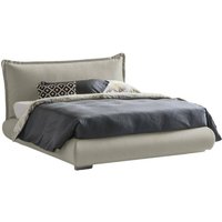 Doppelbett Ilenia, Staubett mit Stoffbezug und Kopfteil, 100% Made in Italy, Frontöffnung, passend für Matratze 160x190 cm, Beige - Talamo Italia Doppelbett Ilenia, Staubett mit Stoffbezug und Kopfteil, 100% Made in Italy, Frontöffnung, passend für Matratze 160x190 cm, Beige - Talamo Italia von TALAMO ITALIA