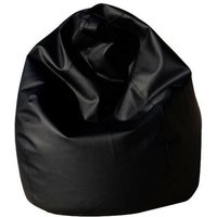 Einfarbiger Sitzsack, schwarze Farbe, Maße 80 x 120 x 80 cm - Talamo Italia Einfarbiger Sitzsack, schwarze Farbe, Maße 80 x 120 x 80 cm - Talamo Italia von TALAMO ITALIA