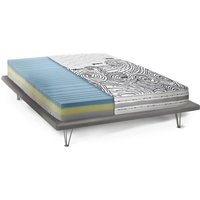 Einzelmatratze Wilma, Herausnehmbare Matratze aus Memory Foam und Waterfoam, 100% Made in Italy, Anti-Milbe und hypoallergen, Cm 80x190h22 - Talamo Einzelmatratze Wilma, Herausnehmbare Matratze aus Memory Foam und Waterfoam, 100% Made in Italy, Anti-Milbe und hypoallergen, Cm 80x190h22 - Talamo von TALAMO ITALIA