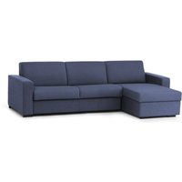 Festes Sofa Debora, Ecksofa, 100% Made in Italy, Sofa-Wohnzimmer, mit Wendebehälter Halbinsel, aus gepolstertem Stoff, mit schmalen Armlehnen, Cm Festes Sofa Debora, Ecksofa, 100% Made in Italy, Sofa-Wohnzimmer, mit Wendebehälter Halbinsel, aus gepolstertem Stoff, mit schmalen Armlehnen, Cm von TALAMO ITALIA