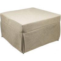 In ein Einzelbett umwandelbarer Puof, Made in Italy, Klappbett, Pouf mit abnehmbarem, platzsparendem Stoff für das Wohnzimmer, cm 78x78 / 195h45, In ein Einzelbett umwandelbarer Puof, Made in Italy, Klappbett, Pouf mit abnehmbarem, platzsparendem Stoff für das Wohnzimmer, cm 78x78 / 195h45, von TALAMO ITALIA