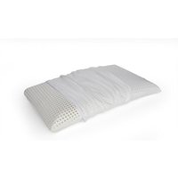 Kissen für das Bett, 100% Made in Italy, Abnehmbares Seifenkissen aus perforiertem Memory-Schaum, hypoallergen und atmungsaktiv, 70x40xh12 cm von TALAMO ITALIA