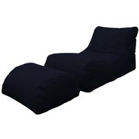 Moderne Chaiselongue fürs Wohnzimmer, Made in Italy, Sessel mit Fußstütze aus Nylon, Gepolsterter Sitzpuff für Schlafzimmer, 120x80h60 cm, Farbe Moderne Chaiselongue fürs Wohnzimmer, Made in Italy, Sessel mit Fußstütze aus Nylon, Gepolsterter Sitzpuff für Schlafzimmer, 120x80h60 cm, Farbe von TALAMO ITALIA