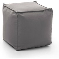 Puff Annalaura, Multifunktionshocker, 100% Made in Italy, Relaxsessel aus gepolstertem Stoff, Cm 45x45h45, Grau - Talamo Italia Puff Annalaura, Multifunktionshocker, 100% Made in Italy, Relaxsessel aus gepolstertem Stoff, Cm 45x45h45, Grau - Talamo Italia von TALAMO ITALIA