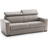 Schlafsofa Aisha, 3-Sitzer-Sofa, 100% Made in Italy, Wohnzimmersofa mit drehbarer Öffnung, mit verstellbaren Kopfstützen und schlanken Armlehnen, Cm Schlafsofa Aisha, 3-Sitzer-Sofa, 100% Made in Italy, Wohnzimmersofa mit drehbarer Öffnung, mit verstellbaren Kopfstützen und schlanken Armlehnen, Cm von TALAMO ITALIA