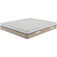 Talamo Italia - Dmora - Einzelne Matratze Dleiv, Memory Foam-Matratze, ergonomische Matratze, Taschenfederkernmatratze, 100 % Made in Italy, von TALAMO ITALIA