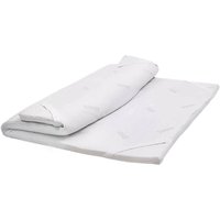 Talamo Italia - Dmora - Viereckiger und halber Topper Dlovri, Matratze zur Verbesserung der Körperhaltung, Memory Foam Topper, hypoallergener und von TALAMO ITALIA