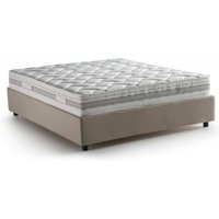 Talamo Italia - Doppelbett Grace, Containerbett mit Stoffbespannung, 100% Made in Italy, Frontöffnung, inklusive Matratze Cm 160x200, Turteltaube Talamo Italia - Doppelbett Grace, Containerbett mit Stoffbespannung, 100% Made in Italy, Frontöffnung, inklusive Matratze Cm 160x200, Turteltaube von TALAMO ITALIA