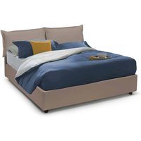 Talamo Italia - Doppelbett Maya, Containerbett mit Kunstlederbezug, 100% Made in Italy, Frontöffnung, passend für Matratze 140x190 cm, Turteltaube Talamo Italia - Doppelbett Maya, Containerbett mit Kunstlederbezug, 100% Made in Italy, Frontöffnung, passend für Matratze 140x190 cm, Turteltaube von TALAMO ITALIA