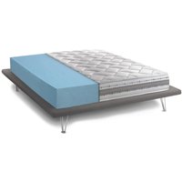 Talamo Italia Einzelmatratze Sophie, Herausnehmbare Matratze aus Memory Foam und Waterfoam, 100% Made in Italy, Anti-Milbe und hypoallergen, Cm von TALAMO ITALIA