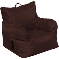 Talamo Italia - Gepolsterter Sessel mit Armlehnen, braune Farbe, Maße 80 x 80 x 80 cm Talamo Italia - Gepolsterter Sessel mit Armlehnen, braune Farbe, Maße 80 x 80 x 80 cm von TALAMO ITALIA