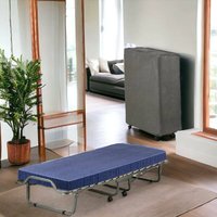 Talamo Italia - Klappbett Piera, Feldbett Platzsparendes mit 15 Lattenrost, inklusive Schutzhülle, 100% Made in Italy, 80x200x40 cm, inklusive memory von TALAMO ITALIA