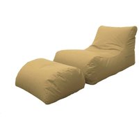 Talamo Italia Moderne Chaiselongue fürs Wohnzimmer, Made in Italy, Sessel mit Fußstütze aus Nylon, Gepolsterter Sitzpuff für Schlafzimmer, 120x80h60 Talamo Italia Moderne Chaiselongue fürs Wohnzimmer, Made in Italy, Sessel mit Fußstütze aus Nylon, Gepolsterter Sitzpuff für Schlafzimmer, 120x80h60 von TALAMO ITALIA