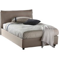 Quadratisches und halbes Bett Claudia, Containerbett mit Stoffbespannung, 100% Made in Italy, Frontöffnung, passend für Matratze 120x200 cm, Quadratisches und halbes Bett Claudia, Containerbett mit Stoffbespannung, 100% Made in Italy, Frontöffnung, passend für Matratze 120x200 cm, von TALAMO ITALIA