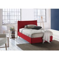 Talamo Italia - Quadratisches und halbes Bett Desirée, Containerbett mit Stoffbespannung, 100% Made in Italy, Frontöffnung, inklusive Matratze Cm Talamo Italia - Quadratisches und halbes Bett Desirée, Containerbett mit Stoffbespannung, 100% Made in Italy, Frontöffnung, inklusive Matratze Cm von TALAMO ITALIA
