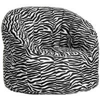 Talamo Italia - Runder gepolsterter Sessel, 'Zebra'-Effekt, Maße 80 x 80 x 80 cm Talamo Italia - Runder gepolsterter Sessel, 'Zebra'-Effekt, Maße 80 x 80 x 80 cm von TALAMO ITALIA
