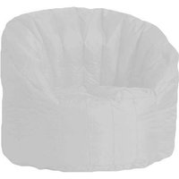 Talamo Italia - Runder gepolsterter Sessel, weiße Farbe, Maße 80 x 80 x 80 cm von TALAMO ITALIA