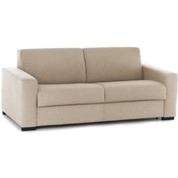 Schlafsofa Aliana, 3-Sitzer-Sofa, 100% Made in Italy, Wohnzimmersofa mit drehbarer Öffnung, aus gepolstertem Stoff, mit Standard-Armlehnen, Cm von TALAMO ITALIA