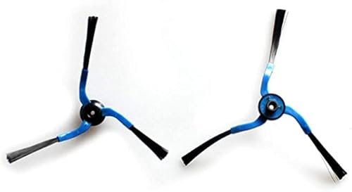 TALENTEC Home | 1x Paar Ersatz-Seitenbürsten kompatibel mit Samsung Navibot Roboter-Staubsauger | 2 Stück, Farbe Schwarz/Blau von TALENTEC