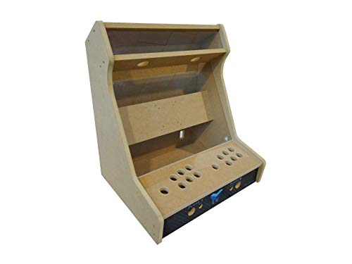 TALENTEC Kompatibel mit DIY-Kit für Arcade-Möbel mit einer Größe von 48,3 cm (19 Zoll), aus MDF, inkl. Plexiglas, 28 mm Löcher. von TALENTEC