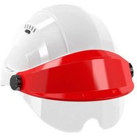 Helm 'Orizon' Weiss Mit Rotem Visier Und Brille Taliaplast - 563716 von TALIAPLAST