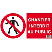 ÖFFENTLICHE VERBOTENE BAUSTELLE 330x200mm (PP ALVEOLAIRE) TALIAPLAST - 621283 von TALIAPLAST