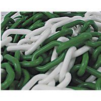 PLASTIKKETTE GRÜN/WEISS Nø6 (25M Beutel) TALIAPLAST - 530113 von TALIAPLAST