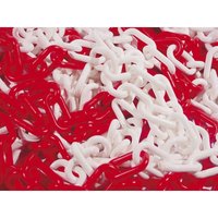 Plastikkette rot/weiss 25m nø8 eco TALIAPLAST - 530100 von TALIAPLAST