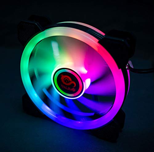 Talius RGB-Ventilator, regenbogenfarben, 12 cm von TALIUS