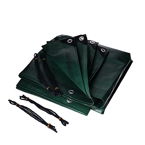 Abdeckplane 3m x 6m Gewebeplane Premium Line 260g/m² mit Ösen (50cm Abstand) – wasserdicht reißfest UV-stabilisiert abwaschbar - Schutzplane Abdeckfolie Poolplane Holzplane Gartenmöbel Boot Pool von TALK-POINT