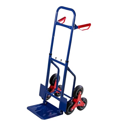 Treppensackkarre Treppensteiger Sackkarre bis 150kg klappbar 3-Fach Sternräder aus Hartgummi Stahlrohrrahmen - Transportkarre Treppensackkarre Treppensteiger Sackkarre bis 150kg klappbar 3-Fach Sternräder aus Hartgummi Stahlrohrrahmen - Transportkarre von TALK-POINT