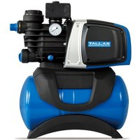 Tallas D-BOOST 850 Hauswasserwerk - 3.180 L/Std. - 850W - Förderhöhe 43 m - Automatische Ein- / Ausschaltung - Inkl. Wasserfilter - Gartenpumpe von TALLAS