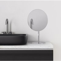 Kosmetikspiegel Talos Andros - 20 cm - Rasierspiegel mit 3-Fach Vergrößerung - Chrom-Optik - veränderbare Spiegelposition von TALOS