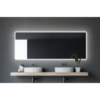 Talos - Badezimmerspiegel mit Beleuchtung Moon led Badspiegel 180x70 cm - feuchtwassergeeignet durch Aluminiumrahmen - Licht-Farbe Neutralweiß von TALOS