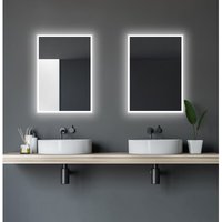 Talos - Badspiegel mit Beleuchtung Badezimmerspiegel 50 x 70 cm - led Spiegel mit Lichtumrahmung - feuchtraumgeeignet durch Aluminiumrahmen Talos - Badspiegel mit Beleuchtung Badezimmerspiegel 50 x 70 cm - led Spiegel mit Lichtumrahmung - feuchtraumgeeignet durch Aluminiumrahmen von TALOS