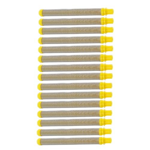 0089324/89324 Airless Farbspritzpistole Filter für Wagner Filter Ersatz 4434 581-062 154675 0516732 (15er-Pack, 100 Mesh, Gelb) von TALSWIF