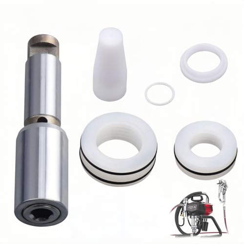 Ersatz für Titan 440 Farbsprühteile – 704586 Kolbenpumpen-Reparatursatz & 704551 Kolbenstange – passend für Titan Impact 440 540 640 Wagner 320 321 Airless Sprayer Aftermarket 704-586 704-551 von TALSWIF