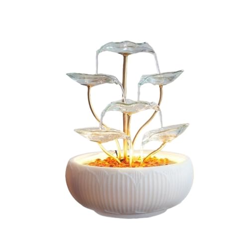 Desktop-Brunnen, Acht Richtungen for Glück fließendes Wasser Desktop Brunnen Glas Blume Kristall kleine Yuanbao Desktop-Brunnen, Acht Richtungen for Glück fließendes Wasser Desktop Brunnen Glas Blume Kristall kleine Yuanbao von TALWHAH