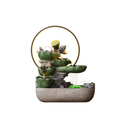 Desktop-Brunnen, Desktop-Brunnen Wasserspiel Feng Shui Rad for Wohnzimmer Büro Dekor Desktop-Brunnen, Desktop-Brunnen Wasserspiel Feng Shui Rad for Wohnzimmer Büro Dekor von TALWHAH
