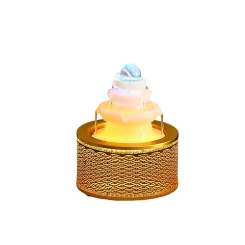 Desktop-Brunnen, Feng-Shui-Rad for den Schreibtisch-Wasserbrunnen for Büro und Teestube(L) von TALWHAH