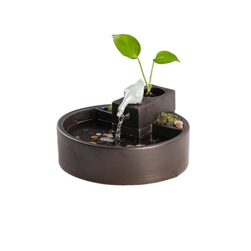 Desktop-Brunnen, Kreativer Tisch-Entspannungsbrunnen mit fließendem Wasserdekor von TALWHAH