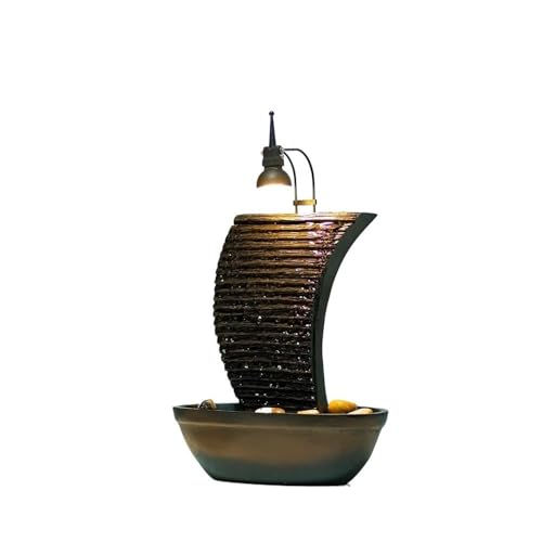 Desktop-Brunnen, Lucky Boat Tischbrunnen, kleines Wasserspiel for die Feng-Shui-Dekoration zu Hause Desktop-Brunnen, Lucky Boat Tischbrunnen, kleines Wasserspiel for die Feng-Shui-Dekoration zu Hause von TALWHAH