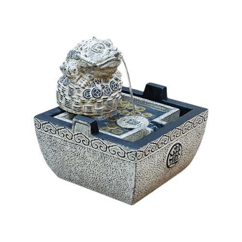Desktop-Brunnen, Tisch-Entspannungsbrunnen im chinesischen Stil mit Goldenem for das Wohnzimmerbüro von TALWHAH